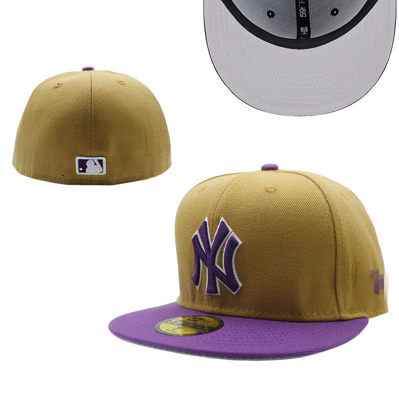 Venta directa de comercio exterior MLB Sombrero de tamaño completo NY American Baseball League Sombrero plano LA Bordado Sombrero plano Sombrero cerrado