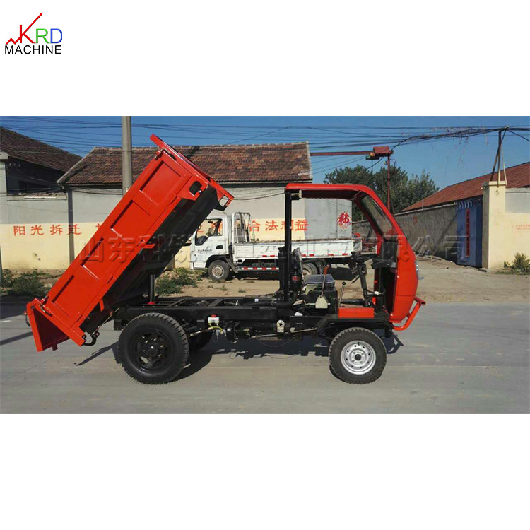 家用货物柴油运输车 道路施工拉混凝土装载车 矿用拉煤四轮车