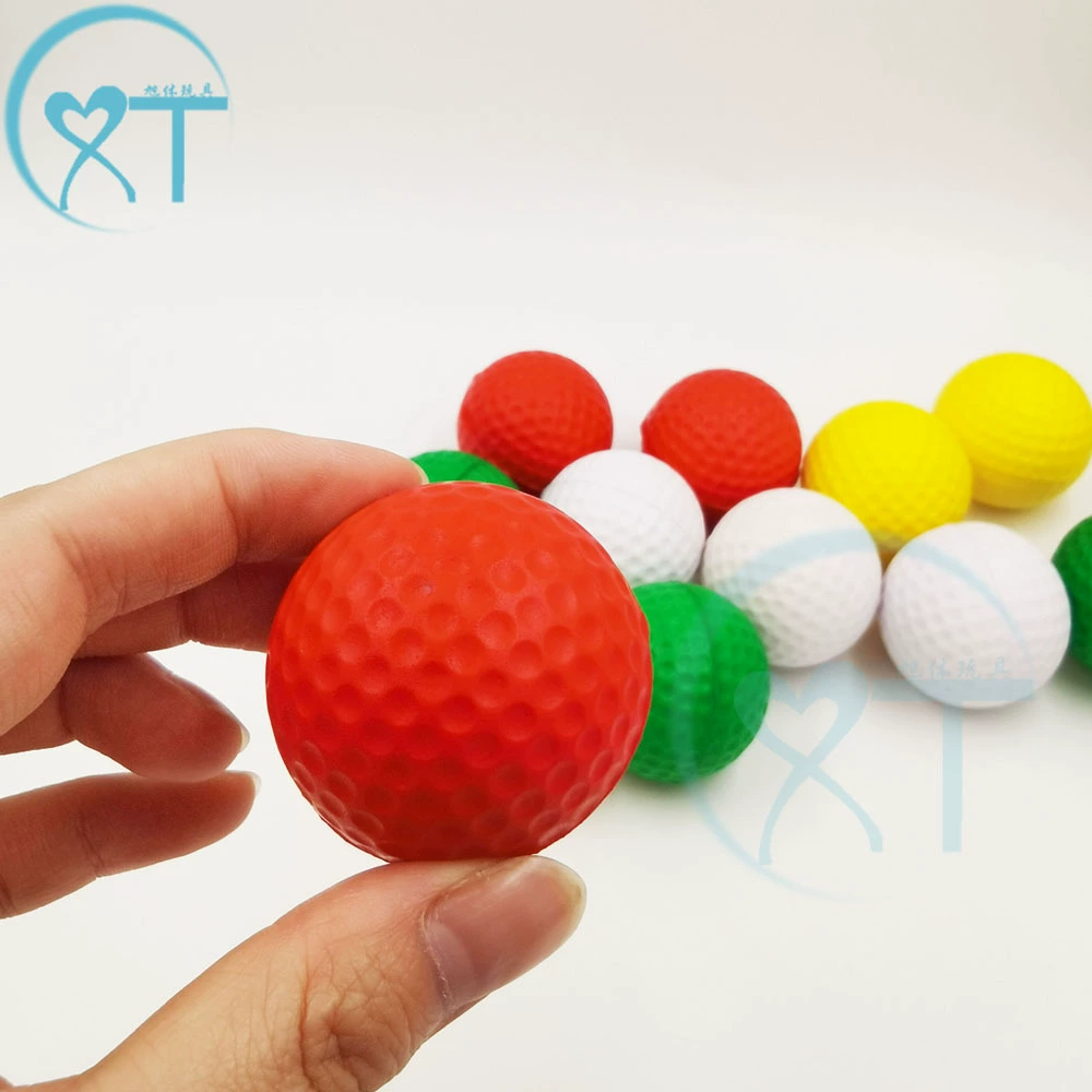 Трансграничная Горячая Пена PU небольшой размер для гольфа вентиляционное отверстие декомпрессионная игрушка Губка мяч аэрозольная краска шарик давления 42 мм