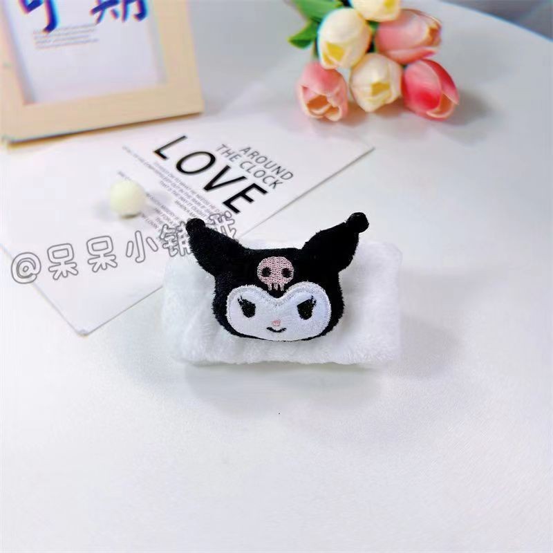 Arco banda de pelo al por mayor de las niñas de color sólido todo partido de maquillaje absorbente de sudor-limpieza lavado de cara correa de muñeca de franela banda de pelo