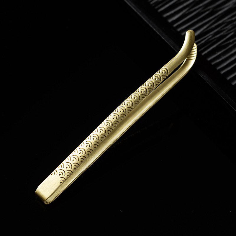 真鍮ティージャー、ティーピンセット、滑り止めカップクリップ、カンフーティーセットアクセサリー、一体型ティーカップクリップ、ティーメーカー、ティージャー|undefined