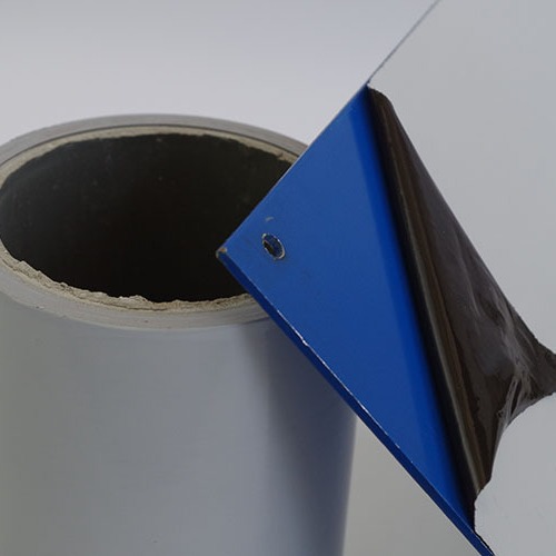 PE黑白保护膜0.05MM0.1MM不锈钢保护膜保温板保护膜幕墙保护膜