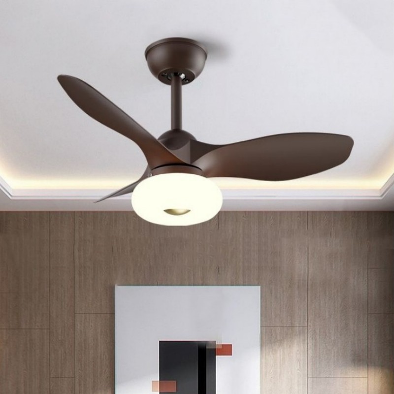 Cross-border ceiling fan lamp, minimalist Nordic style new model living room dining room bedroom fan lamp, Zhongshan wholesale