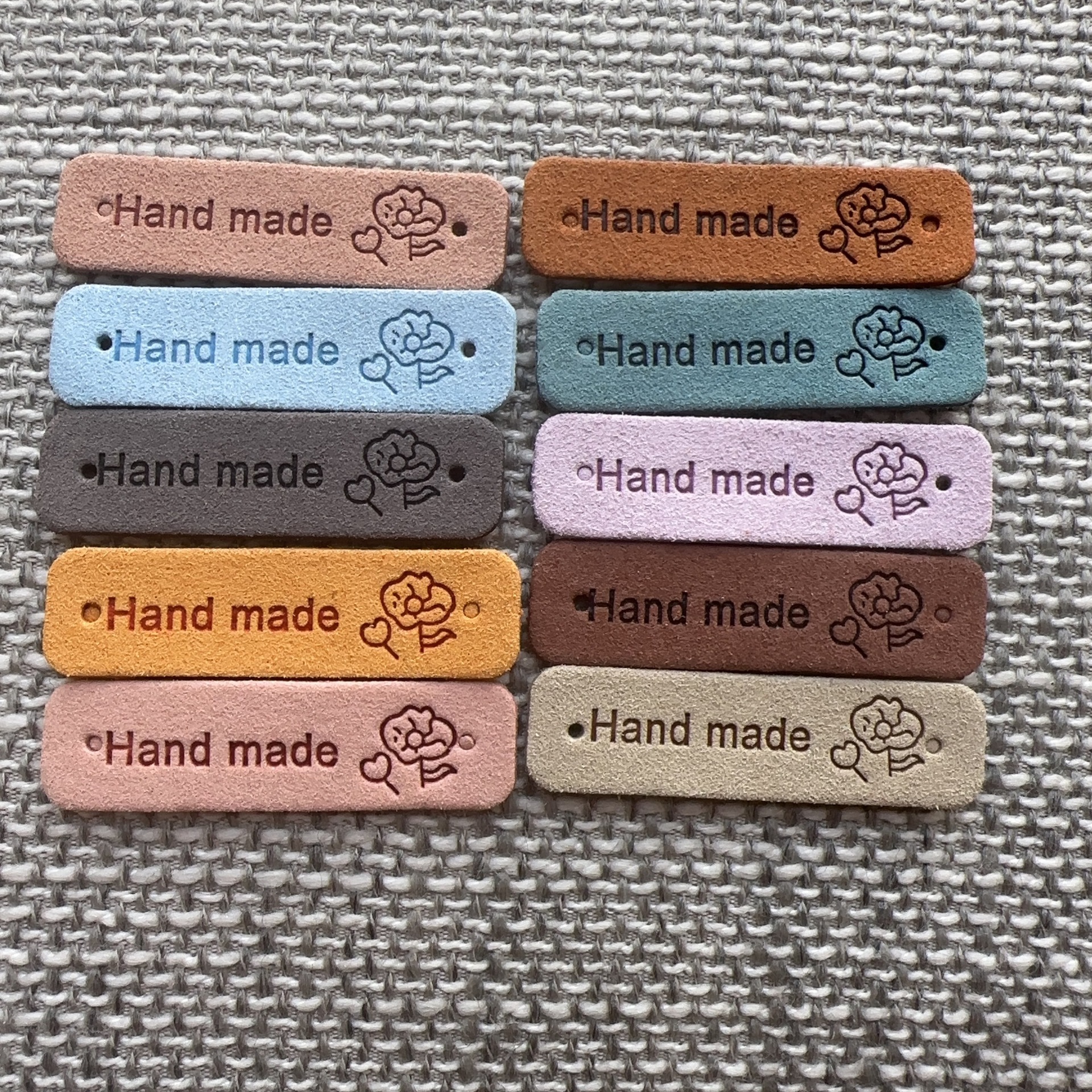 Handmade Hand-stitched Leather Label Scarf Shoes and Hats Socks Bow Hairpin Accessories Accessories Accessories Patch Label