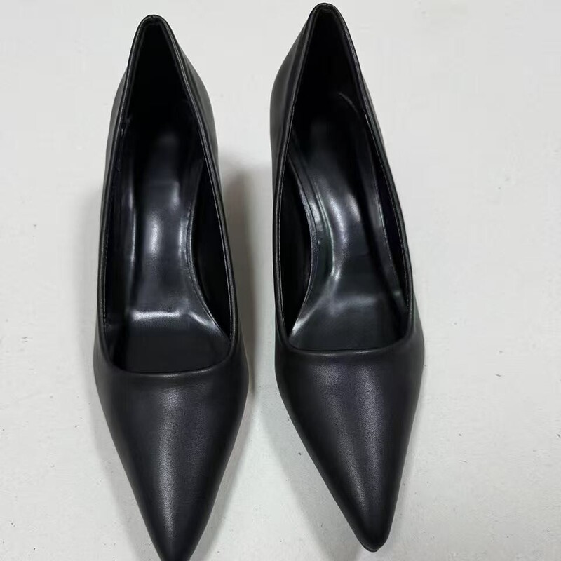 Customized New Ck High-Heeled Shoes with Pointed Toes for Women, Fashionable and Versatile Stiletto Heels, Professional Work Shoes for Female Flight Attendants, Comfortable Customized New Ck High-Heeled Shoes with Pointed Toes for Women, Fashionable and Versatile Stiletto Heels, Professional Work Shoes for Female Flight Attendants, Comfortable