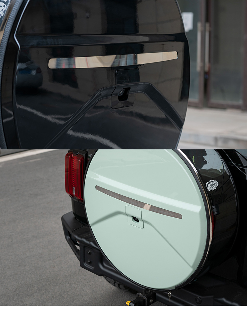 Suitable for 13-24 Models of Tank 300 Spare Tire Cover, Large g Model Tank 300 Spare Tire Cover with Camera Hole