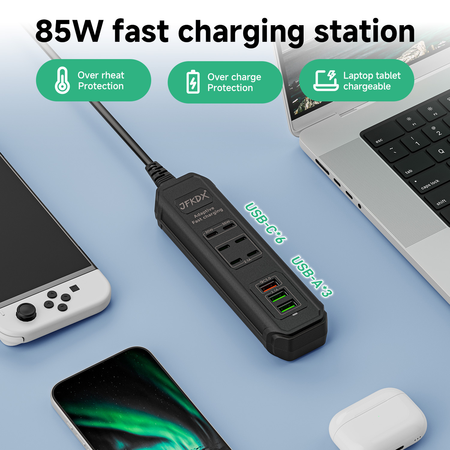 Gran Bretaña, Estados Unidos, Estados Unidos, la UE, los cargadores USB de cada plataforma transfronteriza son buenas cosas, cable de extensión de 1,5 m