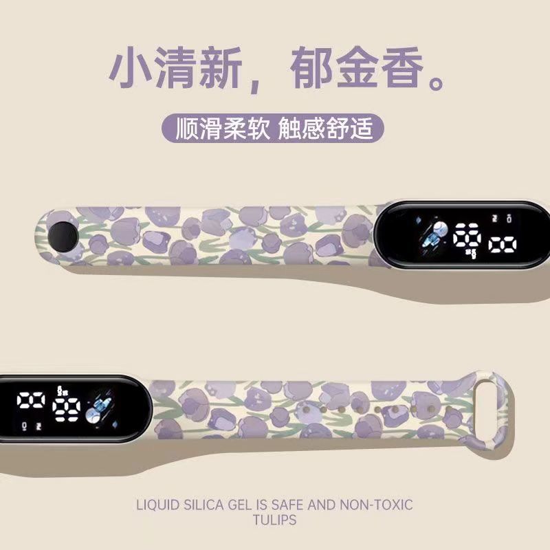 高颜値中学生腕時計女子モデルかわいいファッション韓国版シンプル夜光防水女子児童運動手環|undefined