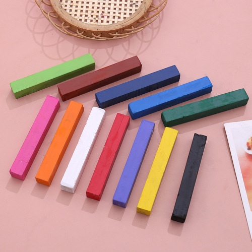 Art student special square 12 powder painting stick powder brush sketch carbon painting stick painting charcoal compressed charcoal strip painting