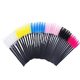 Cross-border Kunteng cotton swab planting grafting eyelash brush eyelash comb multi-color mini comb eyelash roll