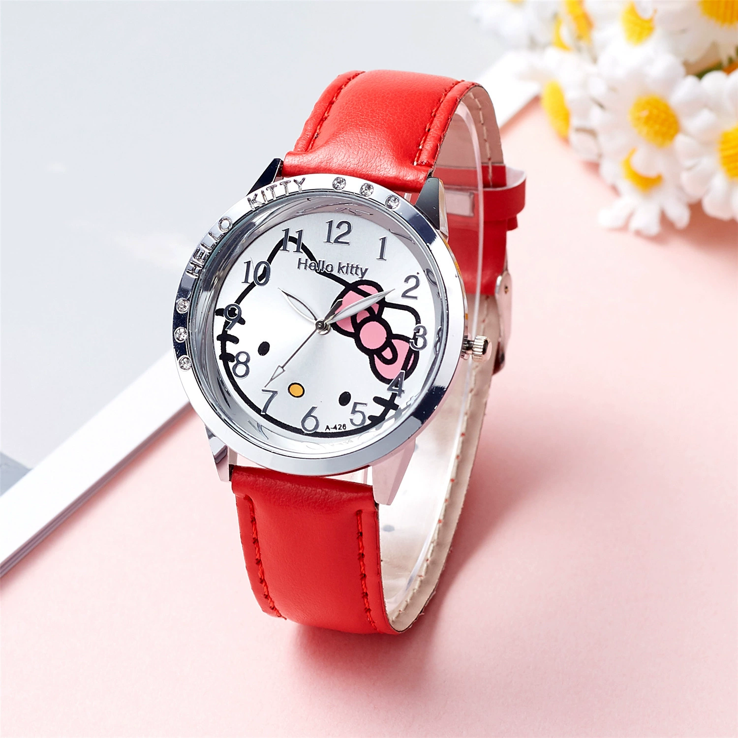 Hello kitty, cute watch, light luxury style, Birthday gift