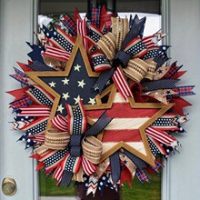 K 35337 Independence Day Wreath �����ջ��� �羳��������