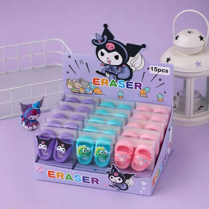 かわいいクリエイティブ漫画ステラバカピバラスリッパ消しゴム幼稚園クリーンクラム消しゴム文具|undefined
