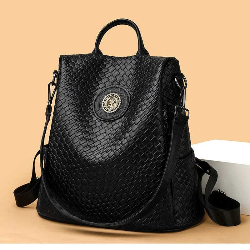 Woven metal universal backpack, anti-theft, high-end
