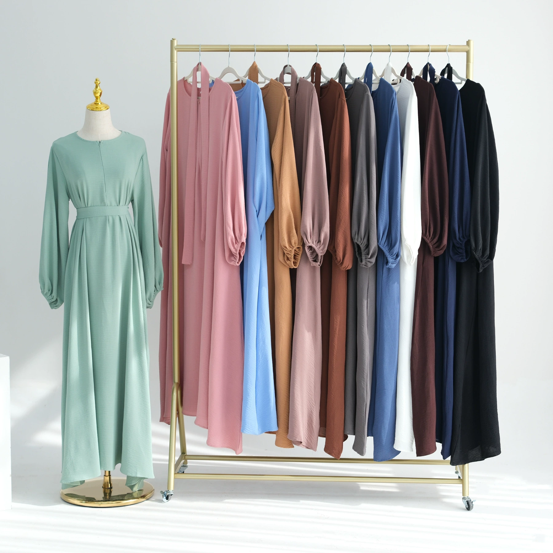 Loriya2024 AliExpress Дубай Ближний Восток Турция Дубай Платье с рукавами LR708