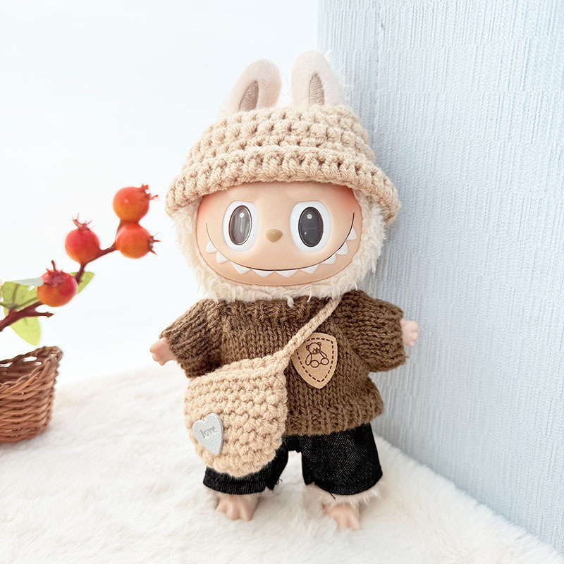 服のみ】第二世代ブラインドボックス ラブブ服 エポキシ樹脂製顔飾り ラブブ シットシットパーティーシリーズ ベビー服 可愛い|undefined