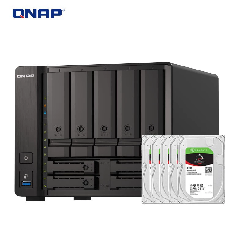 QNAP TS-932PX 4G настольный девятиотсековый сервер сетевого хранилища NAS, дисковый массив