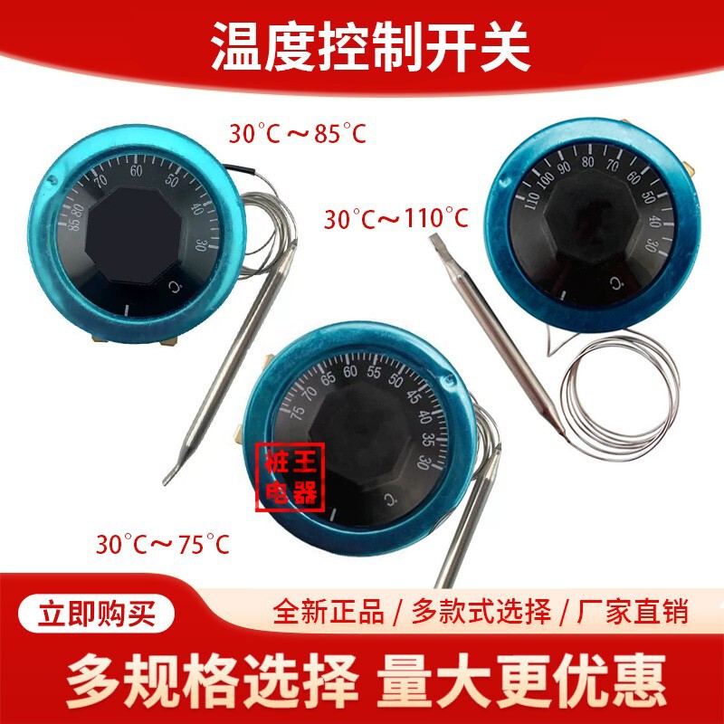 Electric Water Heater Temperature Control Switch Adjustable Thermostat Knob Boiling Water Bucket Frying Pan Temperature Controller Mechanical Electric Water Heater Temperature Control Switch Adjustable Thermostat Knob Boiling Water Bucket Frying Pan Temperature Controller Mechanical