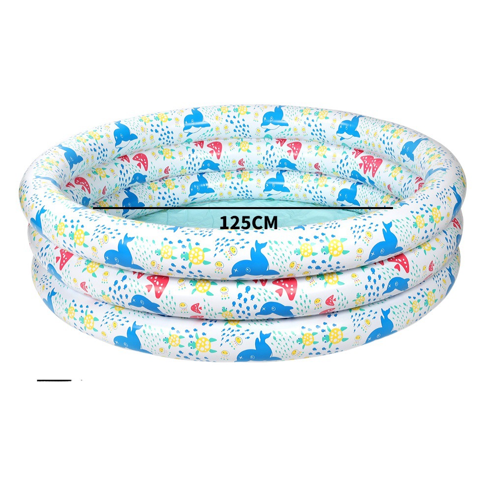 Doctor dolphin | Piscina de olas inflable para niños Piscina inflable de tres capas Piscina de ocio para niños Piscina inflable de pvc