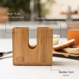 家用木制百吉饼切片盒原装木制百吉饼切片机创意厨房百吉饼切片盒