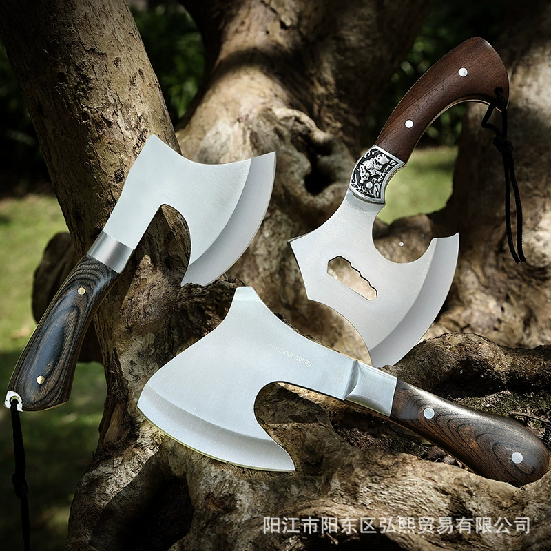 Outdoor ax head camp jungle logging ax portable waist ax car rescue survival fire ax tactical ax
