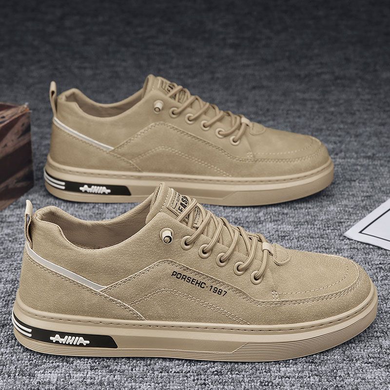 Zapatos de hombre 2024 nuevos zapatos de trabajo de verano coreanos antideslizantes zapatos de skate resistentes al desgaste juveniles zapatos deportivos casuales para hombres