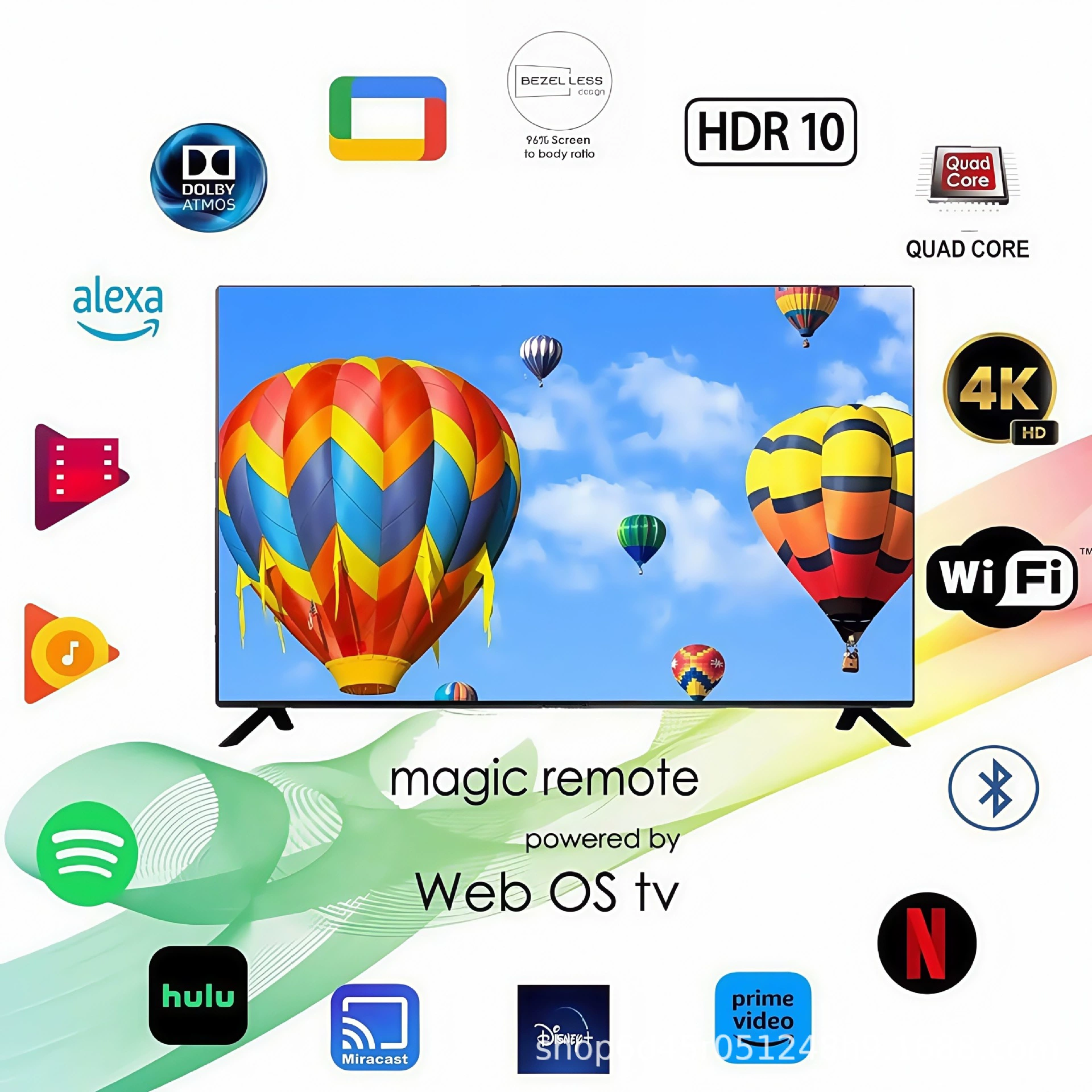 Телевизор на заказ, 55", 65", 75", 85"