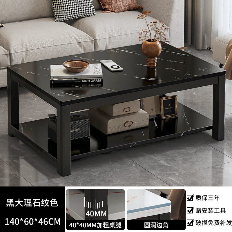 Mesa de centro, sala de estar, hogar, moderno, sencillo, apartamento pequeño, escritorio de té minimalista de vidrio 2023, nueva mesa pequeña