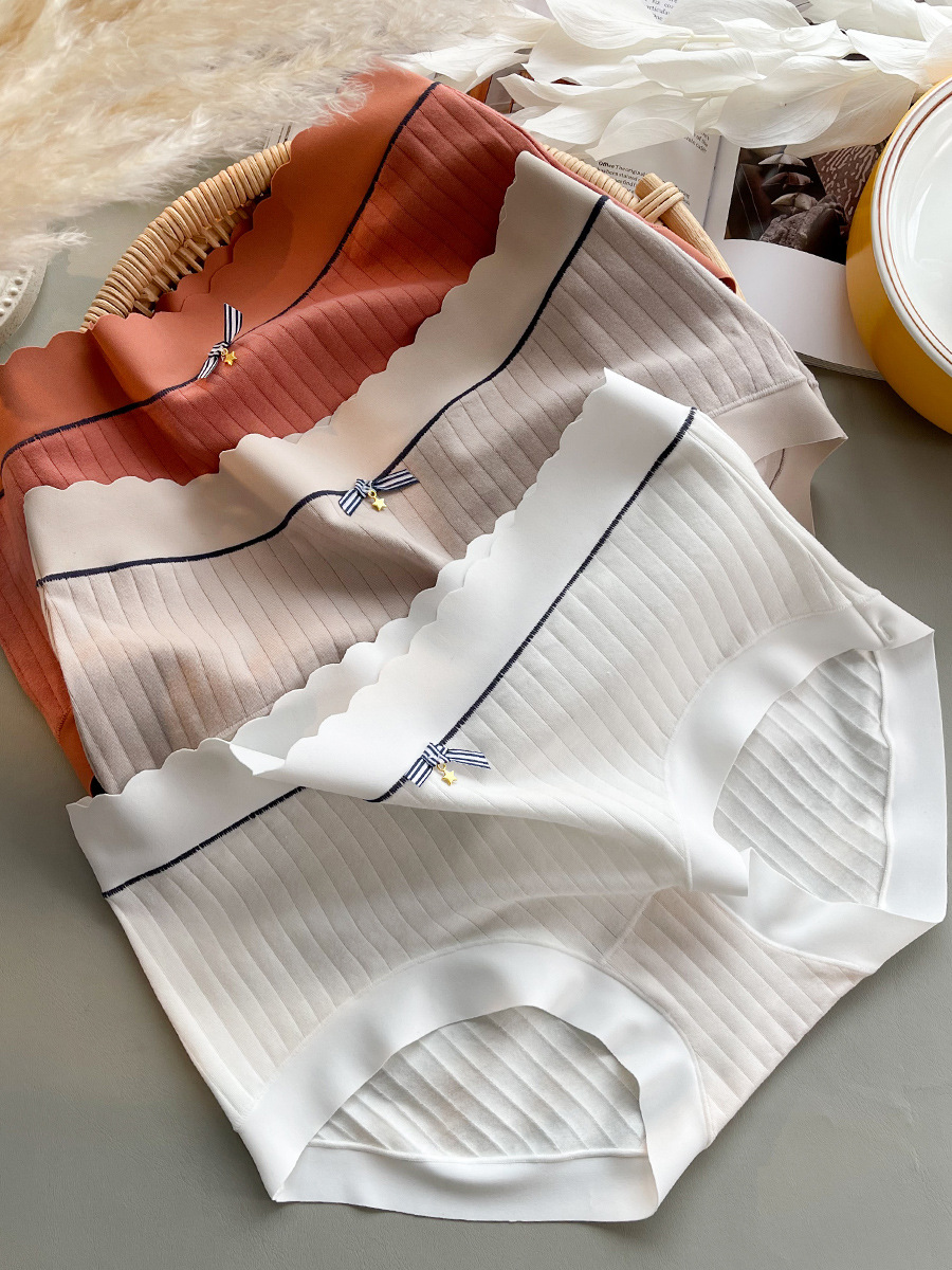 智贝主图_1新疆长绒棉内裤女纯棉抗菌透气裆中腰薄款无痕全棉