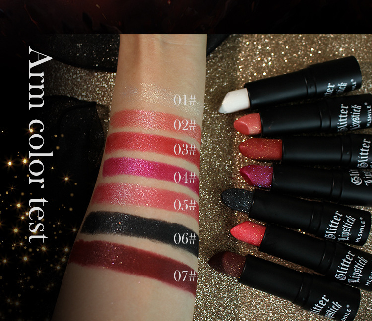 Long-lasting Moisturising Pearl Sparkle Lipstick For Lip Gloss Look_voghion.com