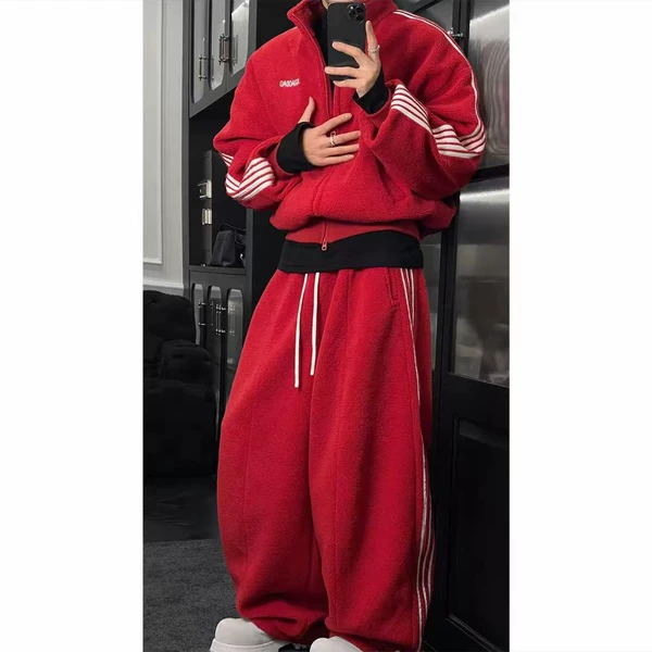 Red trousers