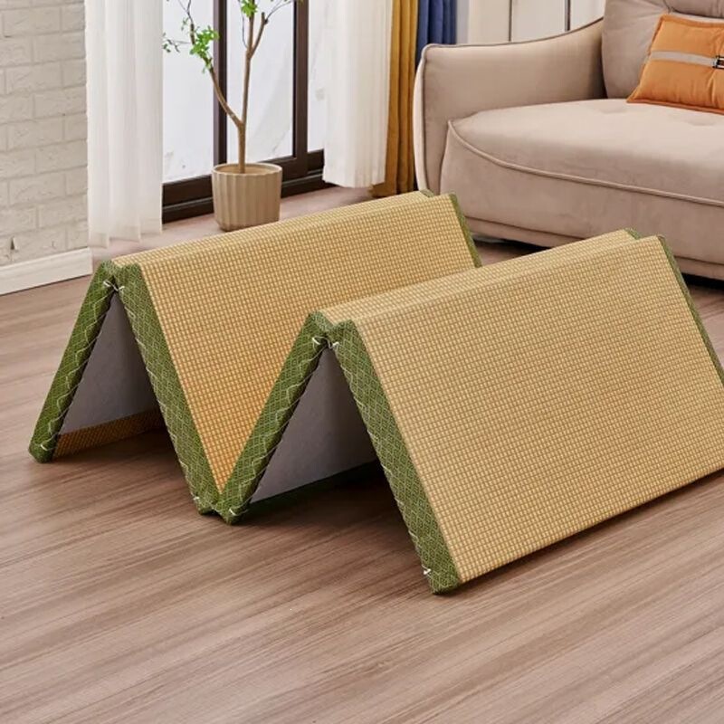 Japanese-Style Tatami Mat, Foldable Floor Sleeping Mat, Summer Bay Window Living Room Nap Mat, Floor Sleeping Pad