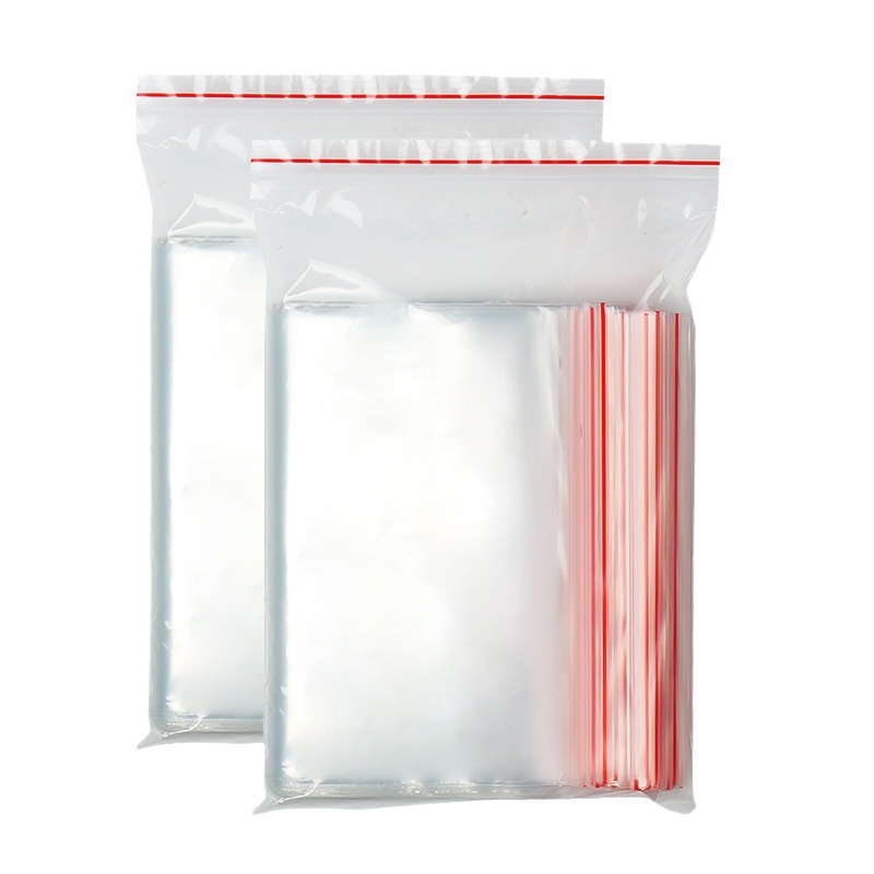 PE bolsa autosellante engrosada bolsa compacta transparente bolsa de sellado de plástico grande bolsa de sellado de plástico bolsa de sellado bolsa de embalaje