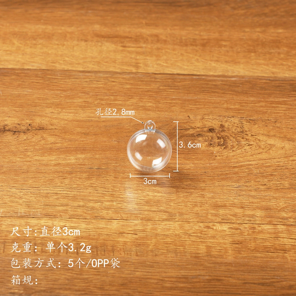 Transparent acrylic jewelry, pack