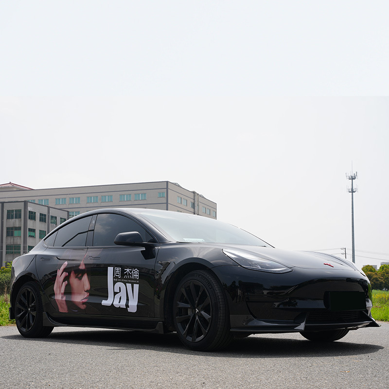 Front Lip Side Skirt Rear Lip Spoiler Body Kit for Tesla Model 3