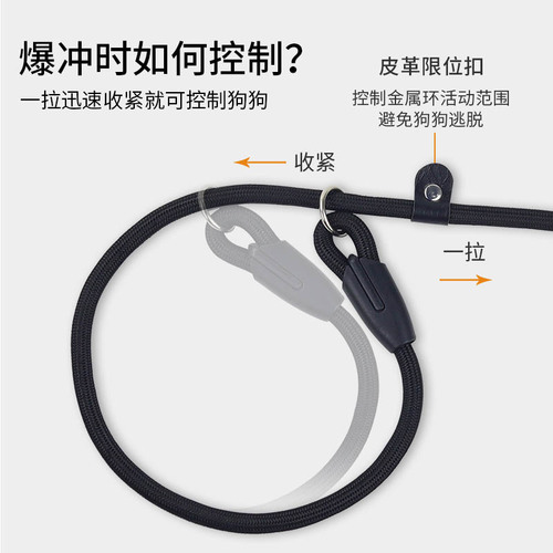 Traction rope dog chain dog rope pet P chain small dog medium dog large dog dog supplies 2 specifications