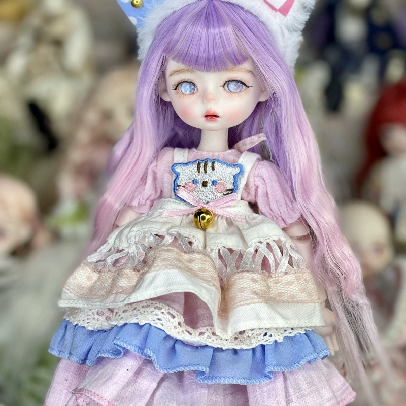 6 точек Домашний BJD30 см сустав mjd кукла Макияж кукла 3D реальный глаз девочка игрушка наряд кукла