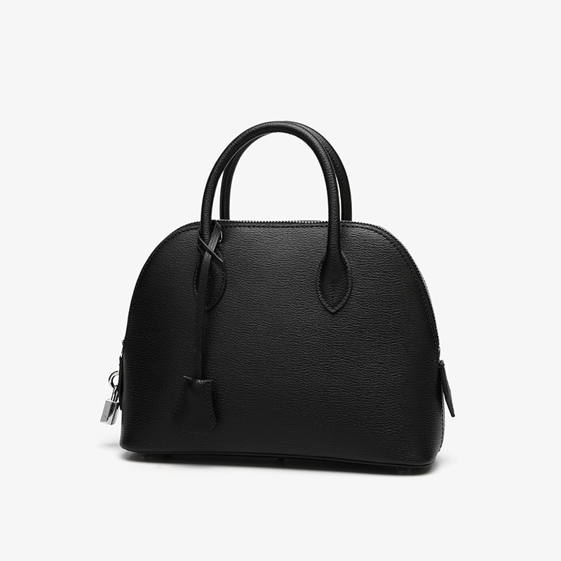 一層牛革バッグ レディース ハンドバッグ シェルバッグ 本革 レディースバッグ 多用途 ショルダーバッグ ボウリングバッグ クロスボディバッグ おしゃれ 多用途|undefined