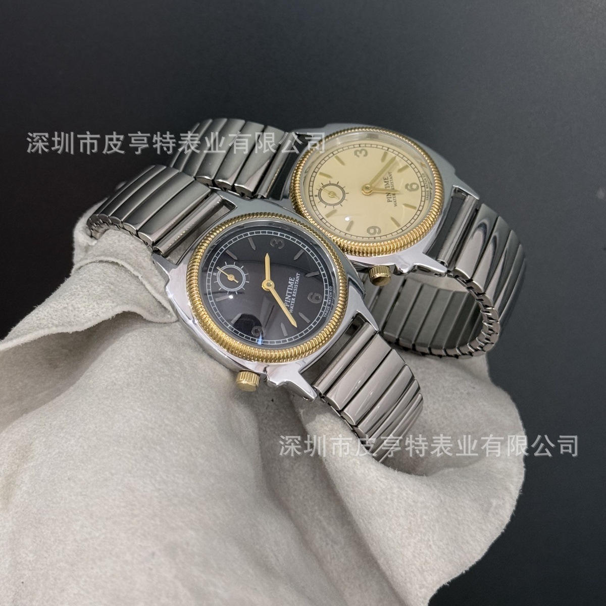 Live Broadcast Popular Second-Hand Vintage Literary and Exquisite Niche Gold Watch Simple Elegant Watch Men and Women Accessible Luxury Watch