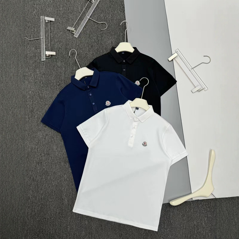 Summer New Style Mengjia Polo Shirt Short-Sleeved Men's Classic Fashion Badge Lapel Business Casual Versatile Top