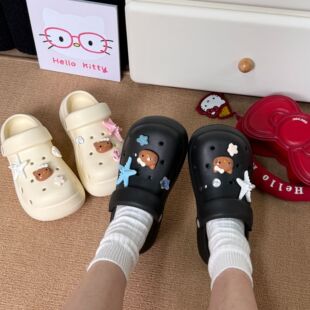 4cm���߶���ЬŮeva�ļ��⴩��ײ�ʺ�Л�Ь�Ӻ����͸����^��Ь