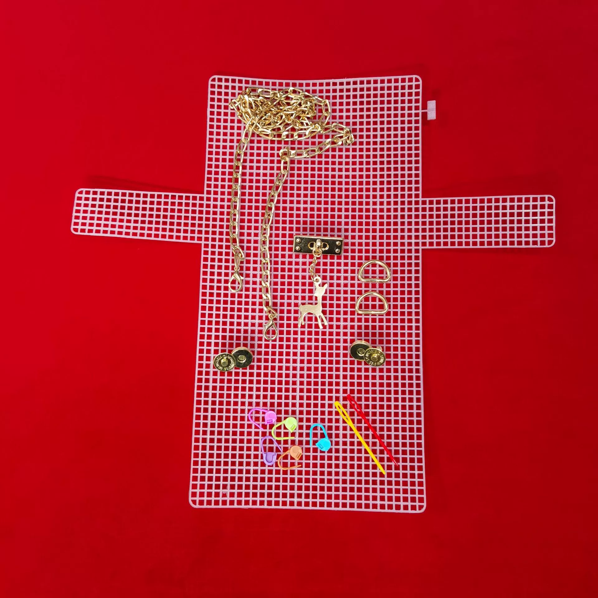 Маленький олень в одном творческом diy пластиковые сетки с маркировкой меток, фурнитура, аксессуары, набор материалов для сумки через плечо