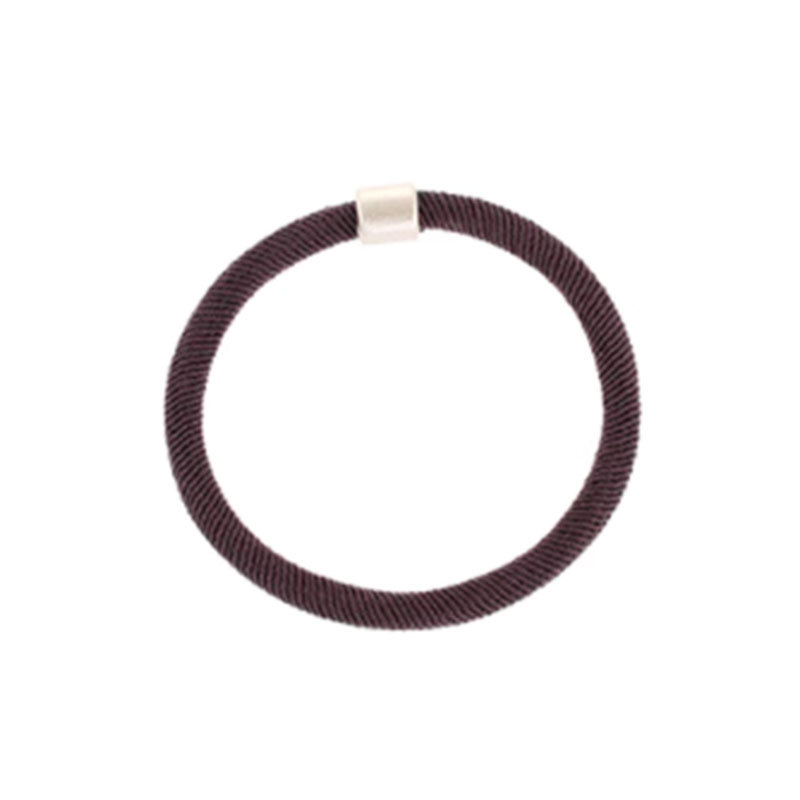 Coreana simple línea de cabello de niños de alta elasticidad leche café línea de cabeza 2024 nueva línea de cabello de niñas tiras de goma anillo de cabello