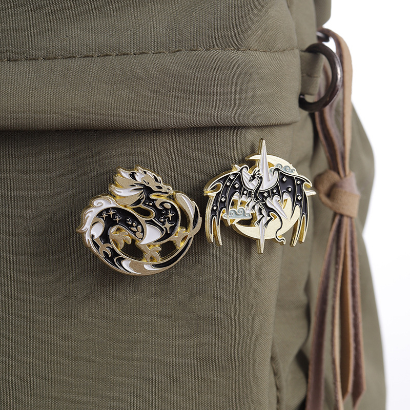 Animal Pattern Cartoon Style Pin Animal Alloy Plating Unisex Brooches