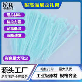 翰和现货2.5*100电机耐高温尼龙扎带自锁式塑料强阻燃束线带批发