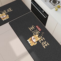 新しいキッチン専用フロアマット、厚みのある汚れ防止、油吸収性、水吸収性マット、拭き取り可能、洗濯不要、耐摩耗性フットマット、保護コースター