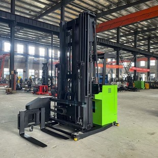 Narrow channel three-way forward forklift 1.5 tons electric stacker battery pallet stacker lithium battery truck