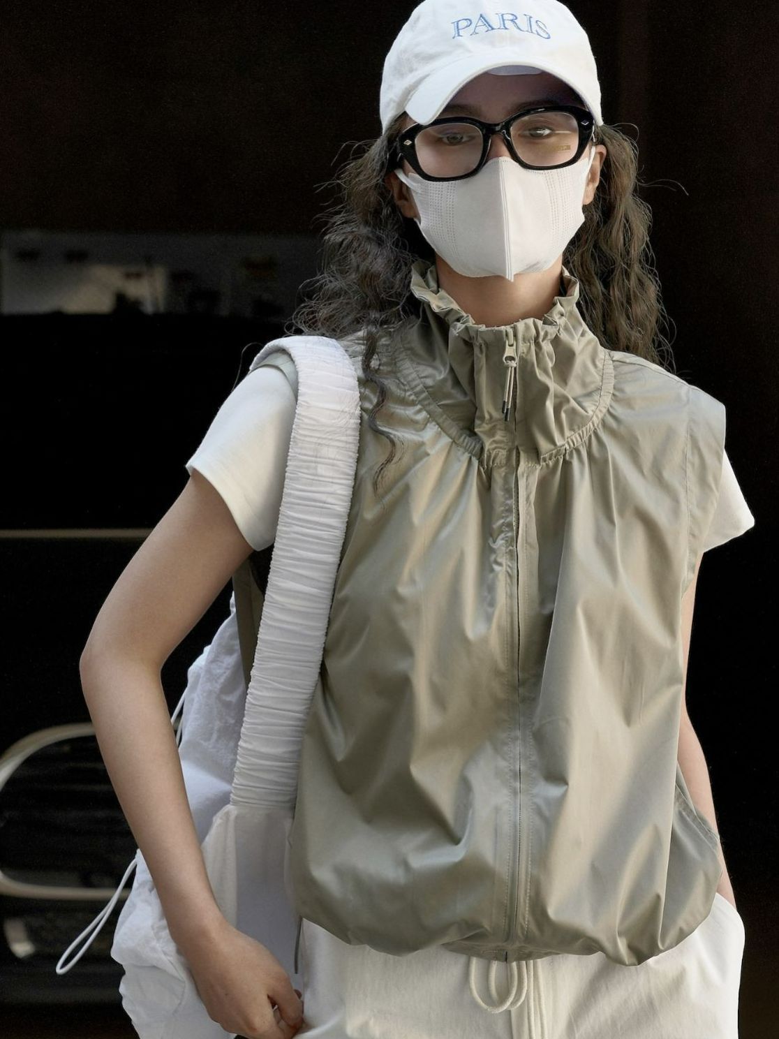 Summer New South Korea Dongdaemun Flower Bud Collar Vest Loose Slimming Comfortable Stacked Casual Short Coat for Women