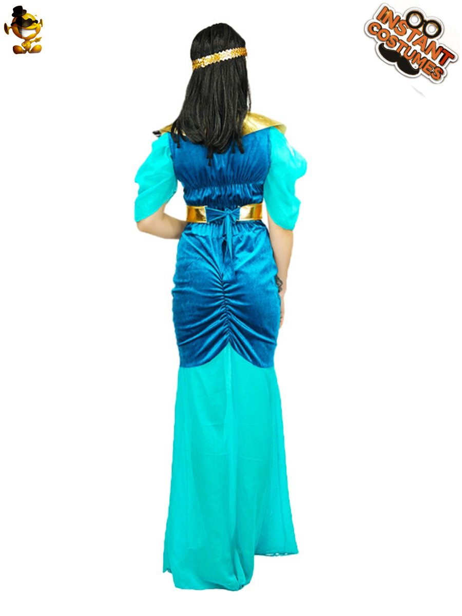 Halloween adulto reina egipcia traje adulto Cleopatra partido rendimiento etapa ropa distribución al por mayor image 5