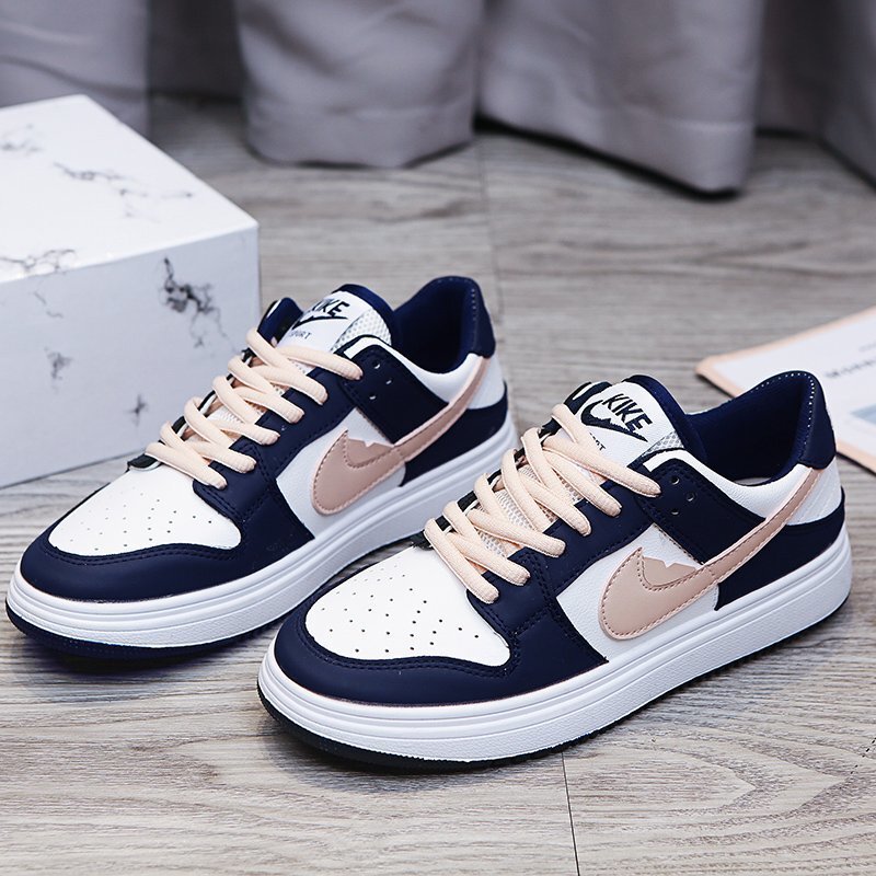 Low-top AJ Women's Shoes New Air Force One Spring and Autumn All-match Leisure Sports Board Shoes for Students Korean Junior High School Students White Shoes for Women